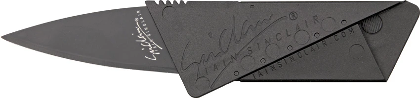 Iain Sinclair CardSharp V2 Credit Card Utility Knife (2.5" Black), Iain Sinclair CardSharp V2 Credit Card Utility Knife (2.5" Black) for Sale, Iain Sinclair CardSharp V2 Credit Card Utility Knife (2.5" Black)