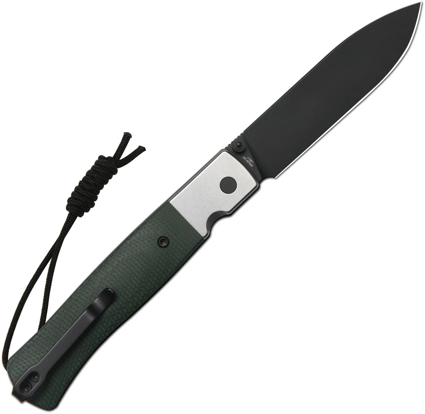 CJRB Glacier Button Lock Knife Green Micarta/SW Steel Bolsters (3.5" SW AR-RPM9), CJRB Glacier Button Lock Knife Green Micarta/SW Steel Bolsters (3.5" SW AR-RPM9) for Sale, CJRB Glacier Button Lock Knife Green Micarta/SW Steel Bolsters (3.5" SW AR-RPM9)