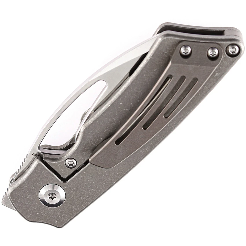 Kansept Knives Goblin Frame Lock Knife Bronze Ti Grooves (2" SW), Kansept Knives Goblin Frame Lock Knife Bronze Ti Grooves (2" SW) for Sale, Kansept Knives Goblin Frame Lock Knife Bronze Ti Grooves (2" SW)