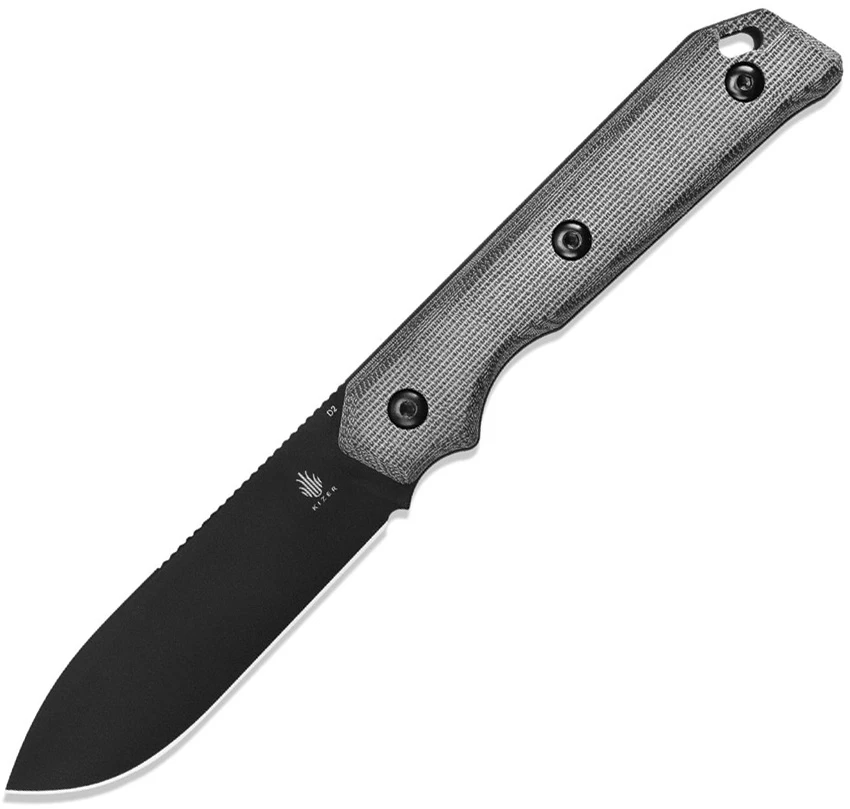 Kizer Begleiter Fixed Blade Knife Black Micarta (3.8" Black) 1045C1, Kizer Begleiter Fixed Blade Knife Black Micarta (3.8" Black) 1045C1 for Sale, Kizer Begleiter Fixed Blade Knife Black Micarta (3.8" Black) 1045C1
