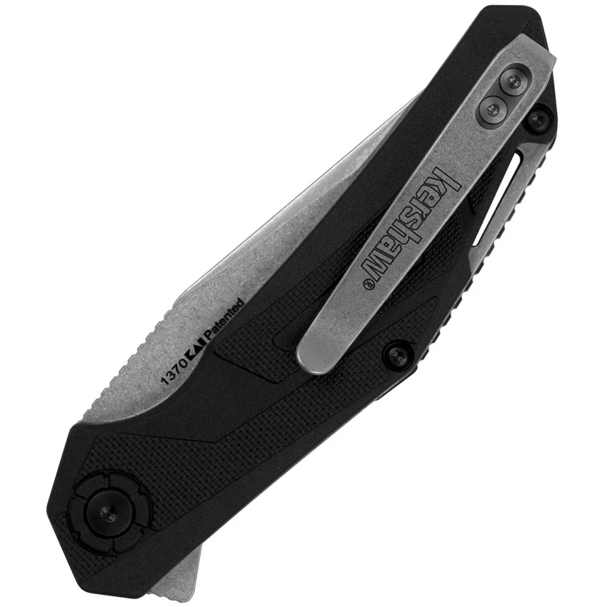 Kershaw Camshaft Assisted Opening Knife Black FRN (3" Stonewash) 1370, Kershaw Camshaft Assisted Opening Knife Black FRN (3" Stonewash) 1370 for Sale, Kershaw Camshaft Assisted Opening Knife Black FRN (3" Stonewash) 1370