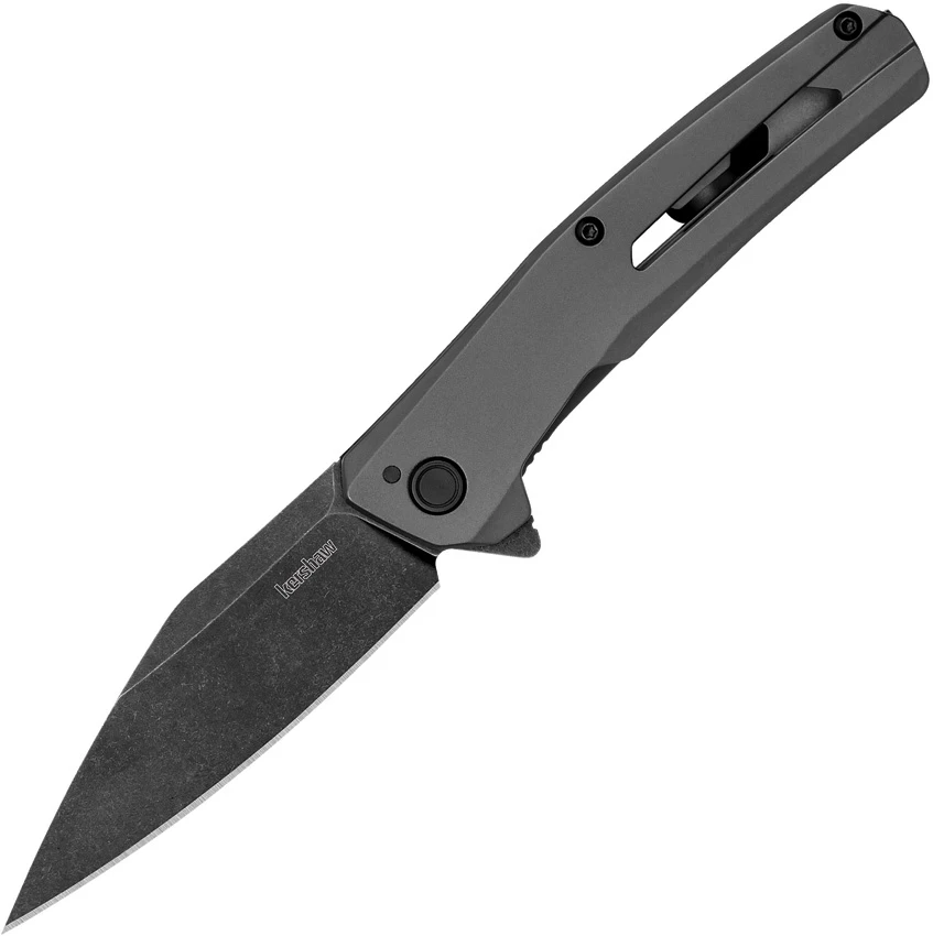 Kershaw Flyby Spring Assisted Frame Lock Knife Gray Steel (3" Black SW D2) 1404, Kershaw Flyby Spring Assisted Frame Lock Knife Gray Steel (3" Black SW D2) 1404 for Sale, Kershaw Flyby Spring Assisted Frame Lock Knife Gray Steel (3" Black SW D2) 1404