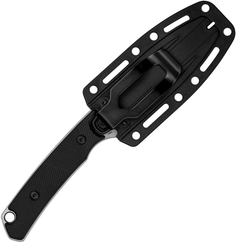 Kershaw Steppe Fixed Blade Knife Black Rubber (3.5" Stonewash) 2048, Kershaw Steppe Fixed Blade Knife Black Rubber (3.5" Stonewash) 2048 for Sale, Kershaw Steppe Fixed Blade Knife Black Rubber (3.5" Stonewash) 2048