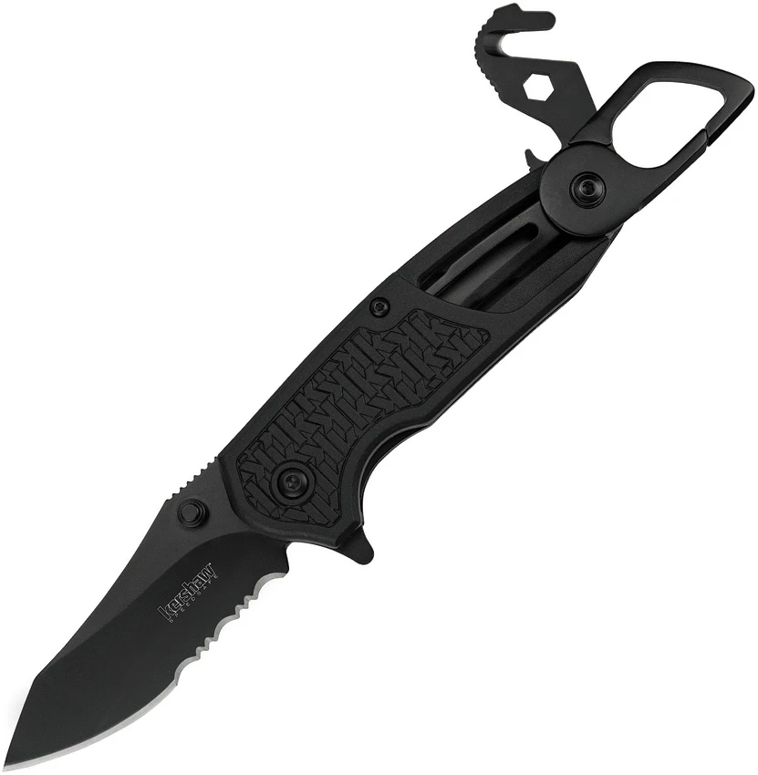 Kershaw Funxion Lightweight Assisted Opening Knife (3" Black Serr) 8100, Kershaw Funxion Lightweight Assisted Opening Knife (3" Black Serr) 8100 for Sale, Kershaw Funxion Lightweight Assisted Opening Knife (3" Black Serr) 8100