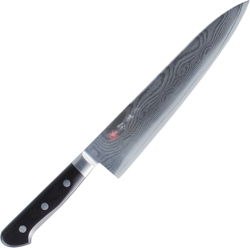Kanetsune Medium Gyuto Chef's Knife 13.125" Black Wood KT-102, Kanetsune Medium Gyuto Chef's Knife 13.125" Black Wood KT-102 for Sale, Kanetsune Medium Gyuto Chef's Knife 13.125" Black Wood KT-102