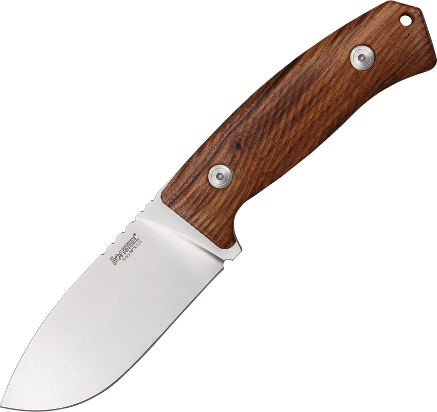 LionSteel M3 Hunting Knife Santos Wood (4.25" Satin) M3 ST, LionSteel M3 Hunting Knife Santos Wood (4.25" Satin) M3 ST for Sale, LionSteel M3 Hunting Knife Santos Wood (4.25" Satin) M3 ST