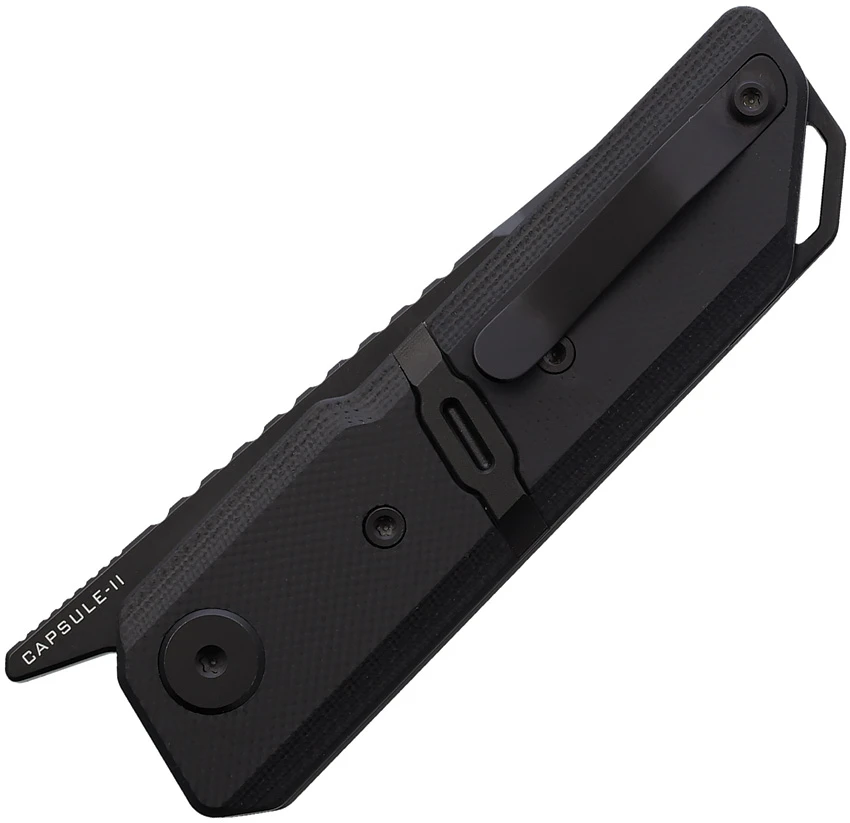 Maxace Capsule II Liner Lock Knife Black G-10 (2.67" Black), Maxace Capsule II Liner Lock Knife Black G-10 (2.67" Black) for Sale, Maxace Capsule II Liner Lock Knife Black G-10 (2.67" Black)