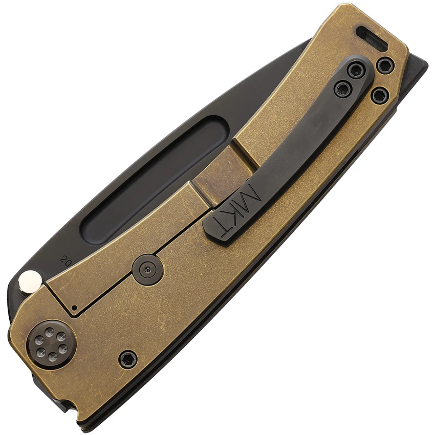 Medford Marauder-H CPM 3V Frame Lock Knife Bronze Titanium  (4.2" Black), Medford Marauder-H CPM 3V Frame Lock Knife Bronze Titanium  (4.2" Black) for Sale, Medford Marauder-H CPM 3V Frame Lock Knife Bronze Titanium  (4.2" Black)