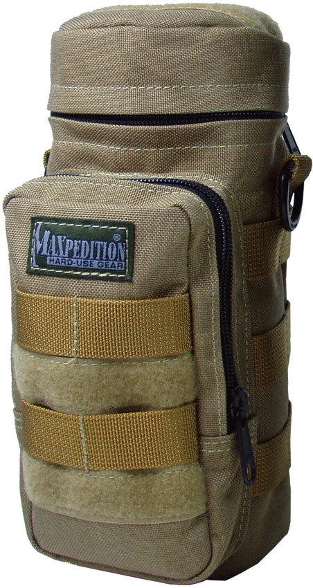 Maxpedition 10" x 4" Nalgene Bottle Holder Bag Travel Case Khaki 0325K, Maxpedition 10" x 4" Nalgene Bottle Holder Bag Travel Case Khaki 0325K for Sale, Maxpedition 10" x 4" Nalgene Bottle Holder Bag Travel Case Khaki 0325K