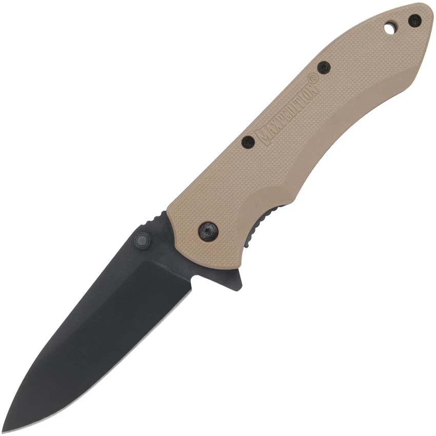 Maxpedition Ferox Liner Lock Knife Khaki (3.25" Black) FEROXP, Maxpedition Ferox Liner Lock Knife Khaki (3.25" Black) FEROXP for Sale, Maxpedition Ferox Liner Lock Knife Khaki (3.25" Black) FEROXP