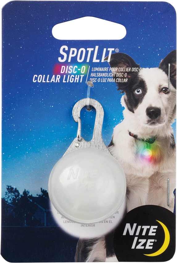 Nite Ize SpotLit Disc-O Collar Light, Nite Ize SpotLit Disc-O Collar Light for Sale, Nite Ize SpotLit Disc-O Collar Light