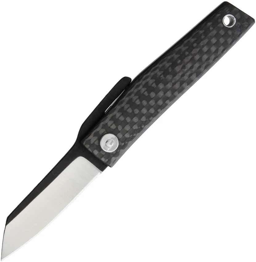 Hiroaki Ohta Knives OFF FK 5 Friction Folder Carbon Fiber (2.1" Satin), Hiroaki Ohta Knives OFF FK 5 Friction Folder Carbon Fiber (2.1" Satin) for Sale, Hiroaki Ohta Knives OFF FK 5 Friction Folder Carbon Fiber (2.1" Satin)