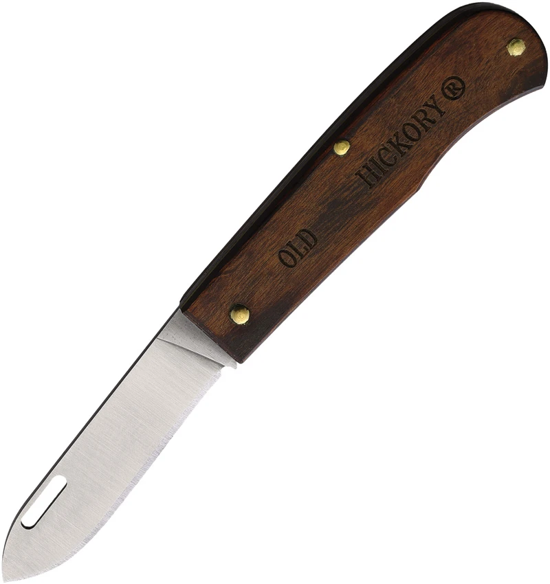 Ontario Old Hickory Outdoors Folder Slip Joint Knife Brown Walnut (3" Satin), Ontario Old Hickory Outdoors Folder Slip Joint Knife Brown Walnut (3" Satin) for Sale, Ontario Old Hickory Outdoors Folder Slip Joint Knife Brown Walnut (3" Satin)