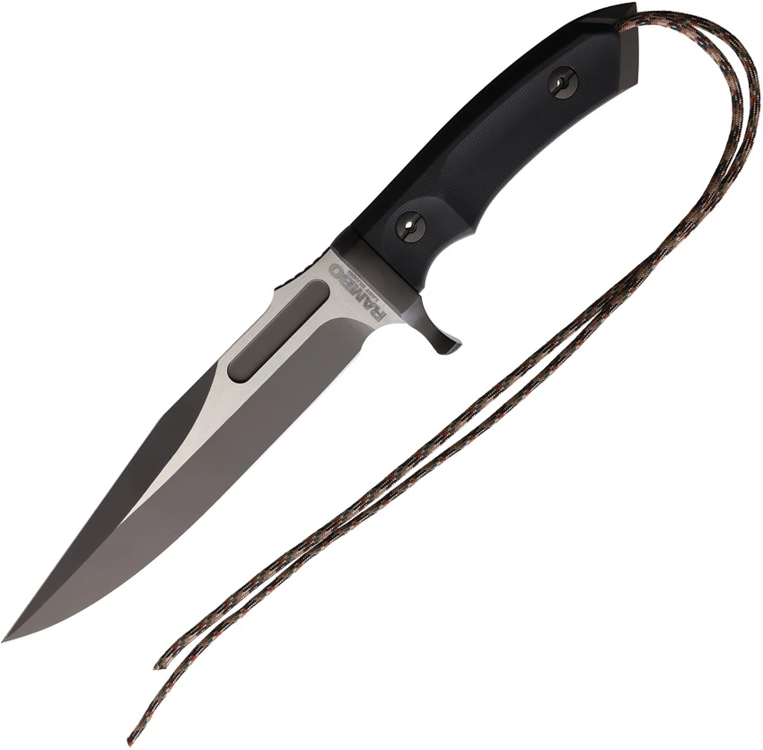Rambo: Last Blood Bowie Knife Authentic Replica w/ Cord (8" Two-Tone), Rambo: Last Blood Bowie Knife Authentic Replica w/ Cord (8" Two-Tone) for Sale, Rambo: Last Blood Bowie Knife Authentic Replica w/ Cord (8" Two-Tone)