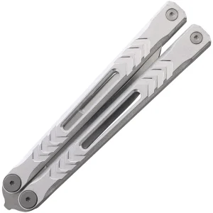 REVO Nexus Balisong Butterfly Knife Bead Blast Aluminum (4" Stonewash), REVO Nexus Balisong Butterfly Knife Bead Blast Aluminum (4" Stonewash) for Sale, REVO Nexus Balisong Butterfly Knife Bead Blast Aluminum (4" Stonewash)