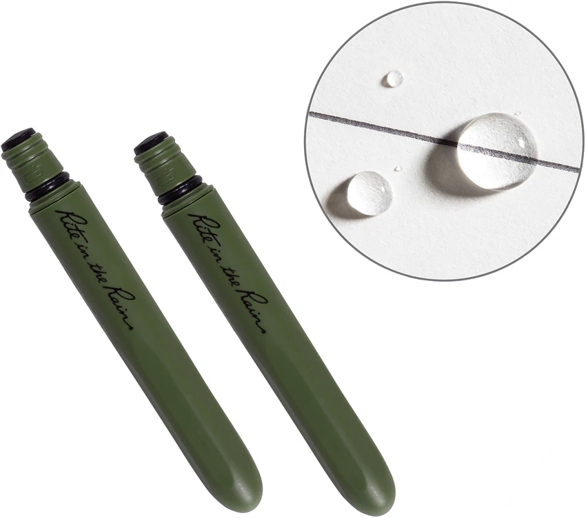 Rite in the Rain All-Weather EDC Pen 2-Pack OD Green Polymer, Rite in the Rain All-Weather EDC Pen 2-Pack OD Green Polymer for Sale, Rite in the Rain All-Weather EDC Pen 2-Pack OD Green Polymer