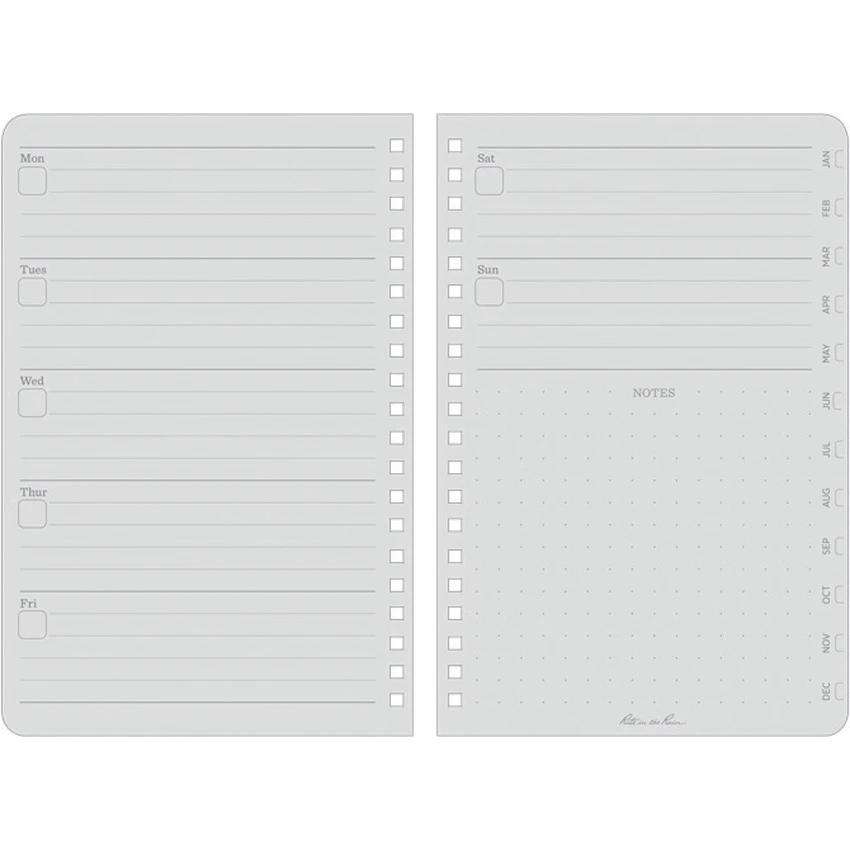 Rite in the Rain No. P52 Weekly Planner Undated (Black), Rite in the Rain No. P52 Weekly Planner Undated (Black) for Sale, Rite in the Rain No. P52 Weekly Planner Undated (Black)