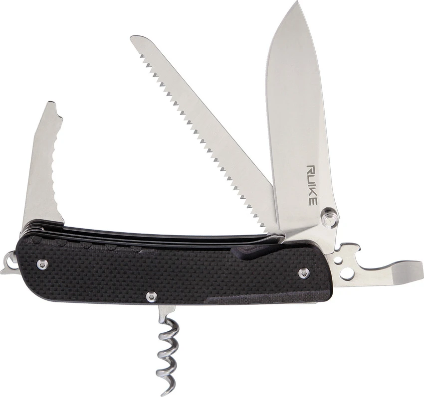 RUIKE Trekker LD32 Pocket Knife Multi-Tool G-10 (3.3" Satin), RUIKE Trekker LD32 Pocket Knife Multi-Tool G-10 (3.3" Satin) for Sale, RUIKE Trekker LD32 Pocket Knife Multi-Tool G-10 (3.3" Satin)
