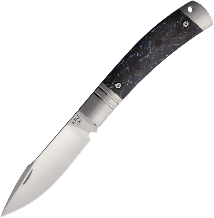 Rike Knife Slip Joint Blue Carbon Fiber, Rike Knife Slip Joint Blue Carbon Fiber for Sale, Rike Knife Slip Joint Blue Carbon Fiber