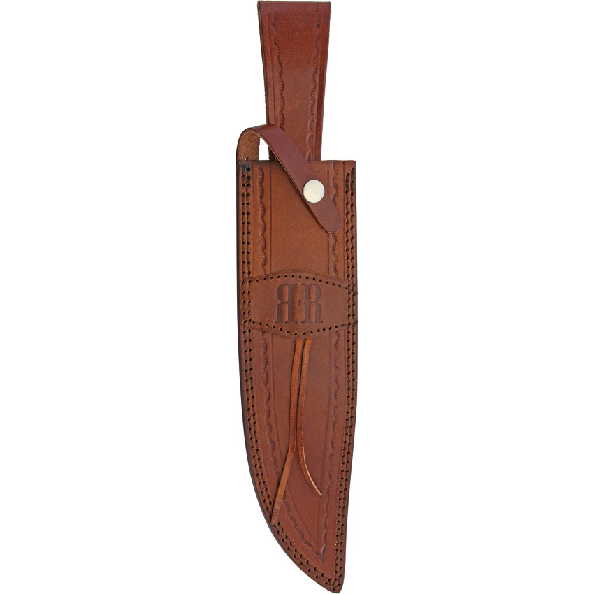Rough Ryder 10" Bowie Fixed Blade Knife Brown Leather (10" Satin), Rough Ryder 10" Bowie Fixed Blade Knife Brown Leather (10" Satin) for Sale, Rough Ryder 10" Bowie Fixed Blade Knife Brown Leather (10" Satin)