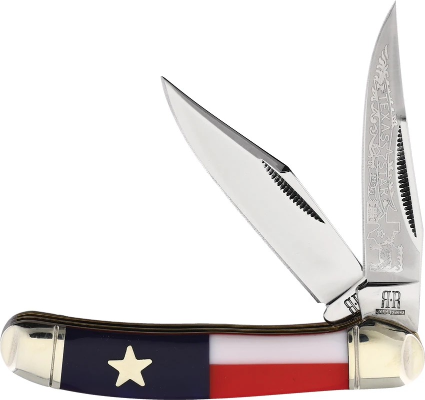 Rough Ryder Copperhead Slip Joint Knife 3" Texas Star Red/Blue Polymer RR2506, Rough Ryder Copperhead Slip Joint Knife 3" Texas Star Red/Blue Polymer RR2506 for Sale, Rough Ryder Copperhead Slip Joint Knife 3" Texas Star Red/Blue Polymer RR2506