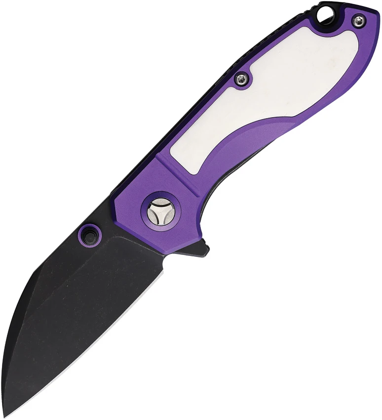 Rough Ryder Tattoo Frame Lock Knife Purple Aluminum/Black Steel (2.75" Satin), Rough Ryder Tattoo Frame Lock Knife Purple Aluminum/Black Steel (2.75" Satin) for Sale, Rough Ryder Tattoo Frame Lock Knife Purple Aluminum/Black Steel (2.75" Satin)