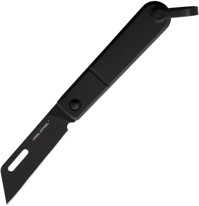 Real Steel Baby Barlow Knife Black Steel (1.7" Black), Real Steel Baby Barlow Knife Black Steel (1.7" Black) for Sale, Real Steel Baby Barlow Knife Black Steel (1.7" Black)