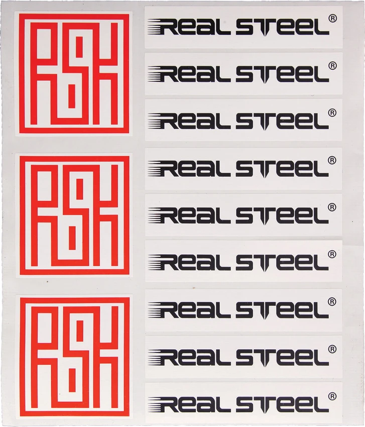 Real Steel Sticker Sheet, Real Steel Sticker Sheet for Sale, Real Steel Sticker Sheet
