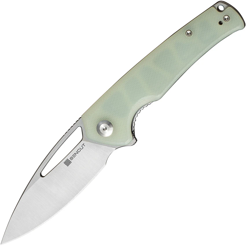 SENCUT Mims Knife Green G-10 (3.5" Satin) S21013-2, SENCUT Mims Knife Green G-10 (3.5" Satin) S21013-2 for Sale, SENCUT Mims Knife Green G-10 (3.5" Satin) S21013-2