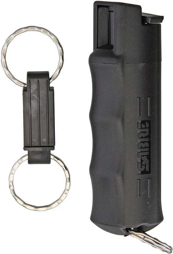 Sabre Quick Release Pepper Spray Keyring ORMD - Black, Sabre Quick Release Pepper Spray Keyring ORMD - Black for Sale, Sabre Quick Release Pepper Spray Keyring ORMD - Black