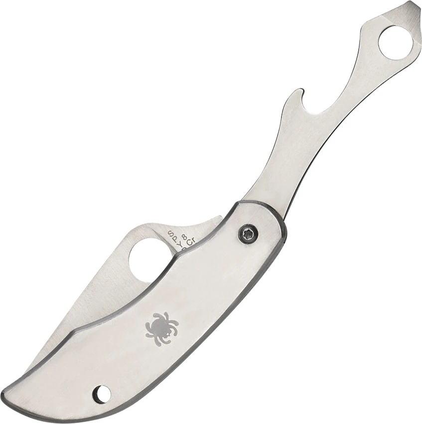 Spyderco ClipiTool Bottle Opener & Screwdriver Knife (2" Satin) C175P, Spyderco ClipiTool Bottle Opener & Screwdriver Knife (2" Satin) C175P for Sale, Spyderco ClipiTool Bottle Opener & Screwdriver Knife (2" Satin) C175P