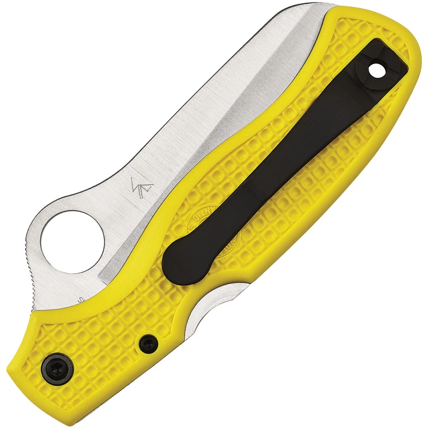 Spyderco Atlantic Salt Folding Dive Knife C89SYL Yellow FRN (3.69" Satin Serr), Spyderco Atlantic Salt Folding Dive Knife C89SYL Yellow FRN (3.69" Satin Serr) for Sale, Spyderco Atlantic Salt Folding Dive Knife C89SYL Yellow FRN (3.69" Satin Serr)