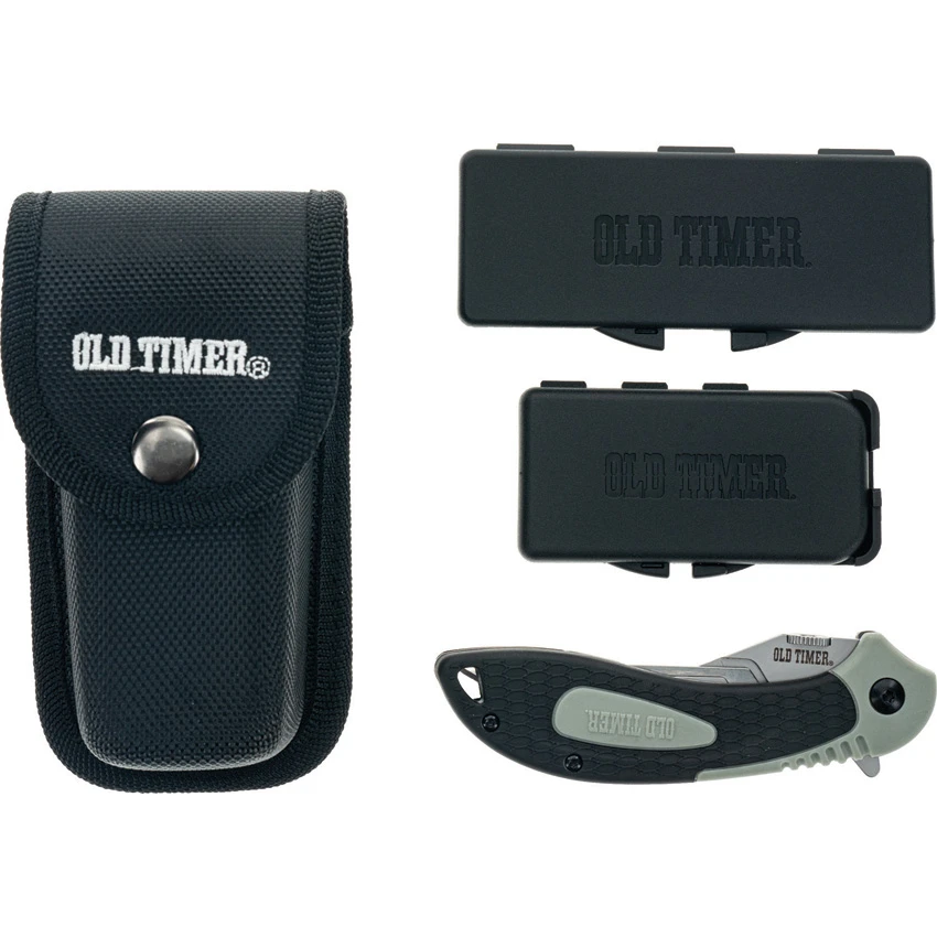 Old Timer Replaceable 8 Blade Kit FRN/Rubber (2.75" Satin), Old Timer Replaceable 8 Blade Kit FRN/Rubber (2.75" Satin) for Sale, Old Timer Replaceable 8 Blade Kit FRN/Rubber (2.75" Satin)