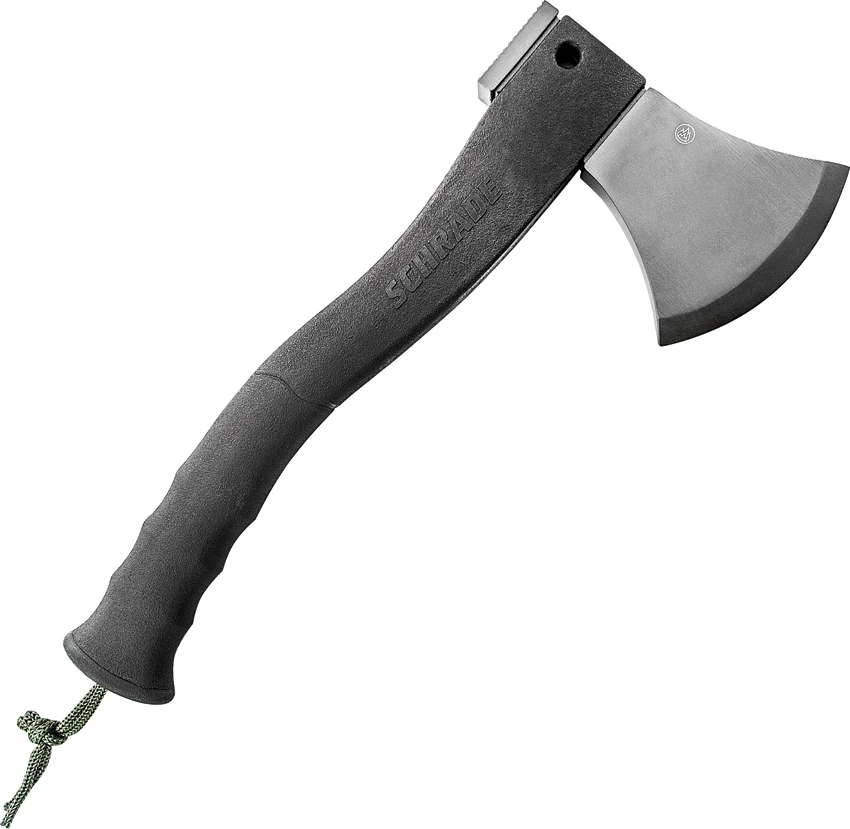 Schrade SCAXE2 Extreme Survival Small Axe w/ Fire Starter & Hammer Head (Ti-Ni), Schrade SCAXE2 Extreme Survival Small Axe w/ Fire Starter & Hammer Head (Ti-Ni) for Sale, Schrade SCAXE2 Extreme Survival Small Axe w/ Fire Starter & Hammer Head (Ti-Ni)