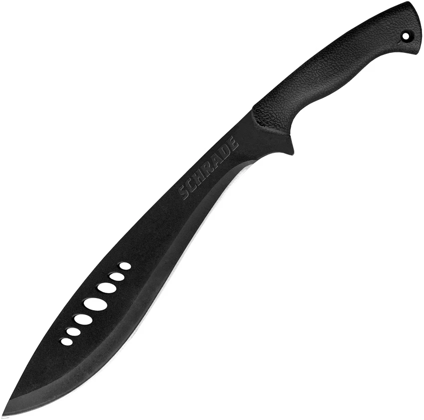 Schrade Large Kukri Machete Fixed Blade Knife Black Rubber (13" Black), Schrade Large Kukri Machete Fixed Blade Knife Black Rubber (13" Black) for Sale, Schrade Large Kukri Machete Fixed Blade Knife Black Rubber (13" Black)