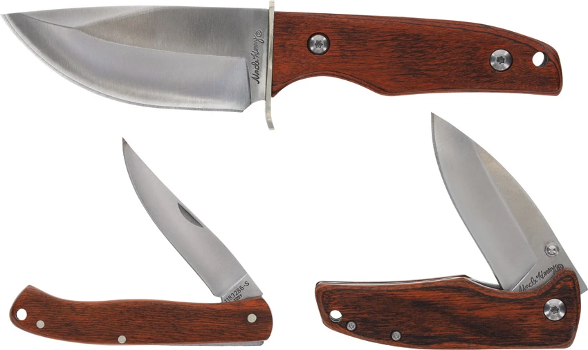 Schrade Uncle Henry Fixed/Folder Set, Schrade Uncle Henry Fixed/Folder Set for Sale, Schrade Uncle Henry Fixed/Folder Set