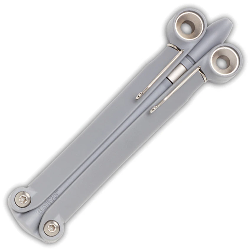 BaliYo by Spyderco Pen Butterfly Flipper (Gray), BaliYo by Spyderco Pen Butterfly Flipper (Gray) for Sale, BaliYo by Spyderco Pen Butterfly Flipper (Gray)