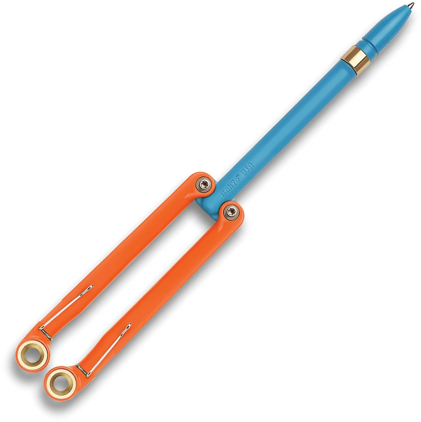 BaliYo by Spyderco Butterfly Pen Fisher Space Pen (Orange/Blue) USA Made, BaliYo by Spyderco Butterfly Pen Fisher Space Pen (Orange/Blue) USA Made for Sale, BaliYo by Spyderco Butterfly Pen Fisher Space Pen (Orange/Blue) USA Made