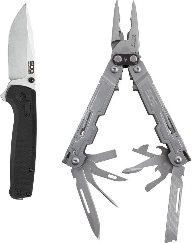 SOG Terminus XR Lock Knife + PowerAccess 18-in-1 Multi-Tool, SOG Terminus XR Lock Knife + PowerAccess 18-in-1 Multi-Tool for Sale, SOG Terminus XR Lock Knife + PowerAccess 18-in-1 Multi-Tool