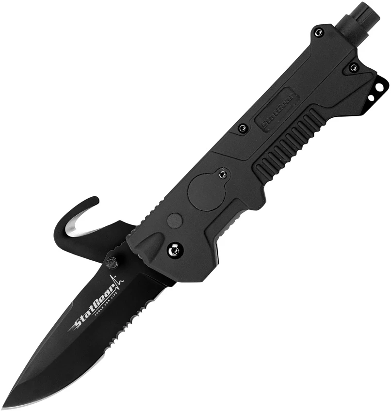 StatGear T3 Tactical Auto Rescue Tool w/ Folding Blade and Strap Cutter, StatGear T3 Tactical Auto Rescue Tool w/ Folding Blade and Strap Cutter for Sale, StatGear T3 Tactical Auto Rescue Tool w/ Folding Blade and Strap Cutter