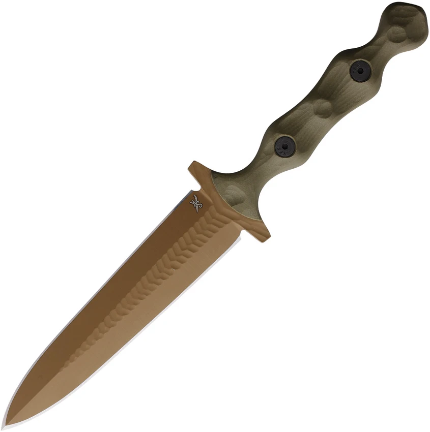 Stroup Knives Bravo 5 Fixed Blade Tanto OD Green G-10 (3.50" FDE), Stroup Knives Bravo 5 Fixed Blade Tanto OD Green G-10 (3.50" FDE) for Sale, Stroup Knives Bravo 5 Fixed Blade Tanto OD Green G-10 (3.50" FDE)