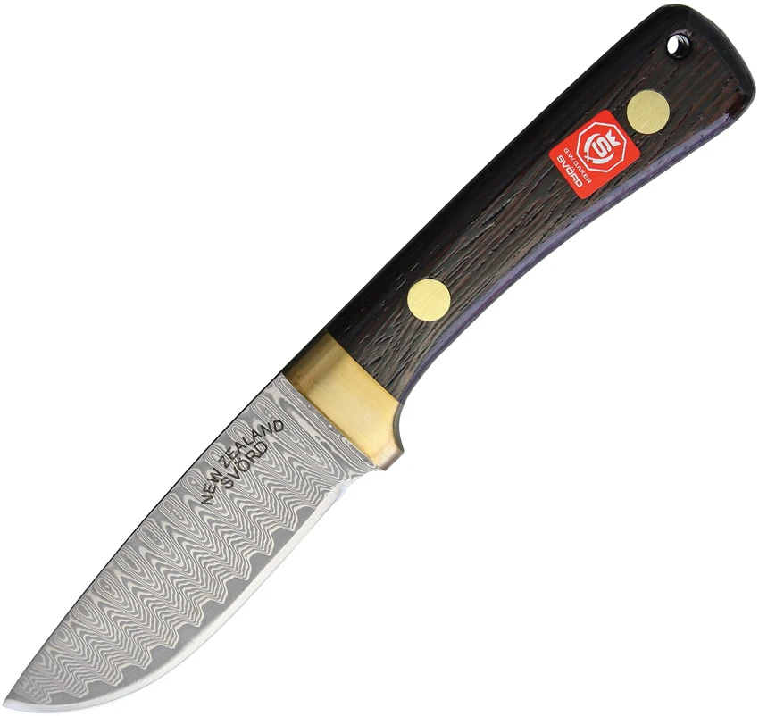 Svord Damascus Drop Point Fixed Blade Knife Wood Handle (3.5" Damascus), Svord Damascus Drop Point Fixed Blade Knife Wood Handle (3.5" Damascus) for Sale, Svord Damascus Drop Point Fixed Blade Knife Wood Handle (3.5" Damascus)