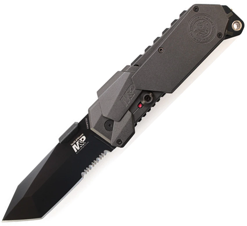 Smith & Wesson M&P M.A.G.I.C. Tanto Spring Assisted Knife  (3.625" Black Serr), Smith & Wesson M&P M.A.G.I.C. Tanto Spring Assisted Knife  (3.625" Black Serr) for Sale, Smith & Wesson M&P M.A.G.I.C. Tanto Spring Assisted Knife  (3.625" Black Serr)
