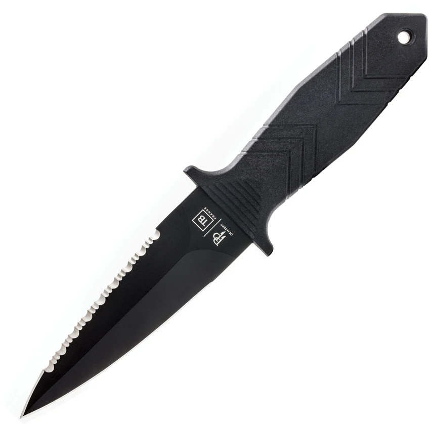 TB Outdoor Protecteur Tactical Fixed Blade Knife Black Polymer (4" Black), TB Outdoor Protecteur Tactical Fixed Blade Knife Black Polymer (4" Black) for Sale, TB Outdoor Protecteur Tactical Fixed Blade Knife Black Polymer (4" Black)