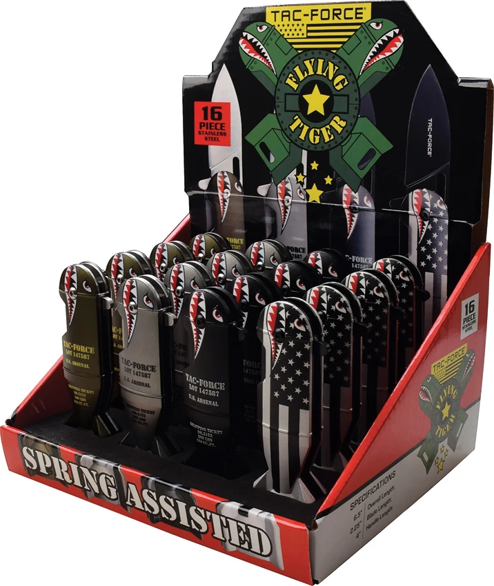 Tac Force 16pc Countertop Display A/O, Tac Force 16pc Countertop Display A/O for Sale, Tac Force 16pc Countertop Display A/O