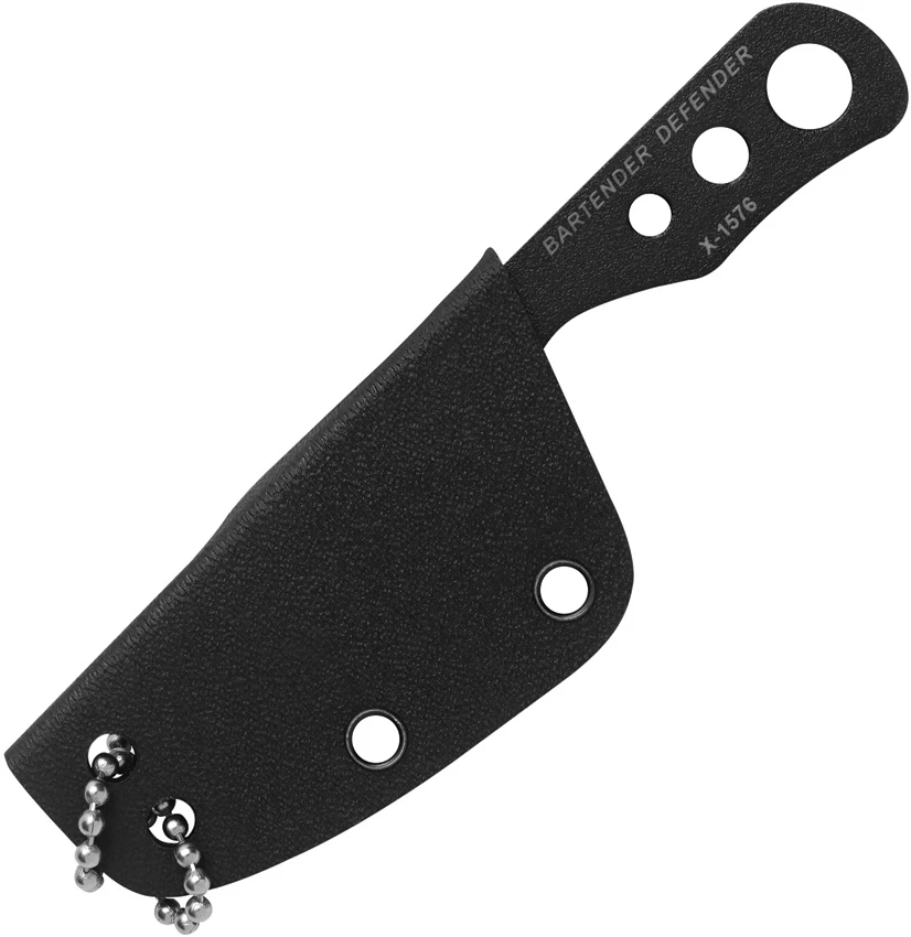 TOPS Knives Bartender Defender Neck Knife & Bottle Opener (0.75" Black) BAR-01, TOPS Knives Bartender Defender Neck Knife & Bottle Opener (0.75" Black) BAR-01 for Sale, TOPS Knives Bartender Defender Neck Knife & Bottle Opener (0.75" Black) BAR-01