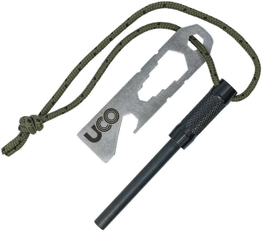 UCO Survival Fire Striker Black Alumnium Stainless Striker, UCO Survival Fire Striker Black Alumnium Stainless Striker for Sale, UCO Survival Fire Striker Black Alumnium Stainless Striker