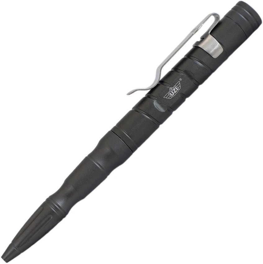 UZI Tactical Pen 9 w/ White LED Light (Gray) TACPEN-9, UZI Tactical Pen 9 w/ White LED Light (Gray) TACPEN-9 for Sale, UZI Tactical Pen 9 w/ White LED Light (Gray) TACPEN-9
