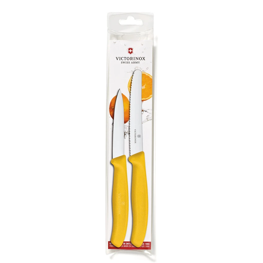 Victorinox Steak/Paring Set Yellow, Victorinox Steak/Paring Set Yellow for Sale, Victorinox Steak/Paring Set Yellow