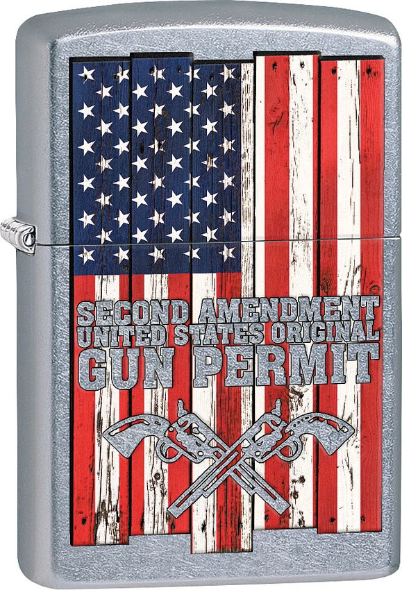 Zippo Second Amendment Designed Lighter, Zippo Second Amendment Designed Lighter for Sale, Zippo Second Amendment Designed Lighter